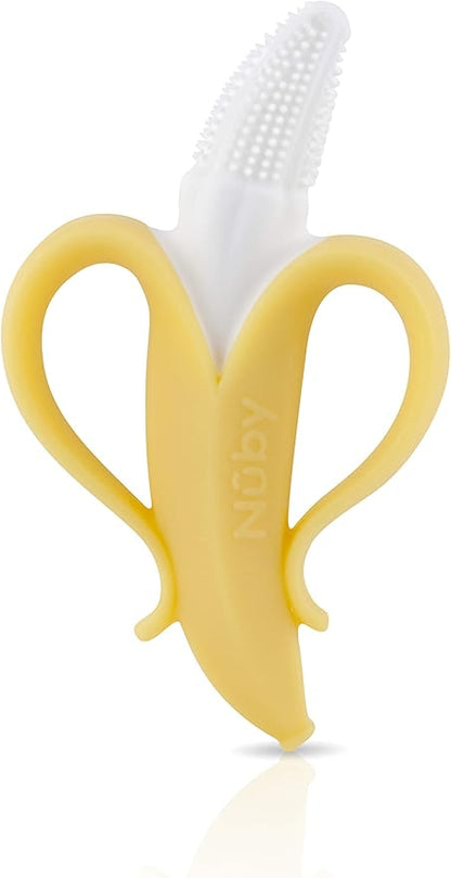 Nuby Nananubs Banana Massaging Teether, Yellow (Pack of 16)