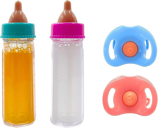 Doll Bottle Set, Baby Doll Disappearing Magic Bottles - 3.6 3.6 in
