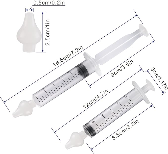 Nasal Syringe for Baby ( Yellow ) - 4PCS