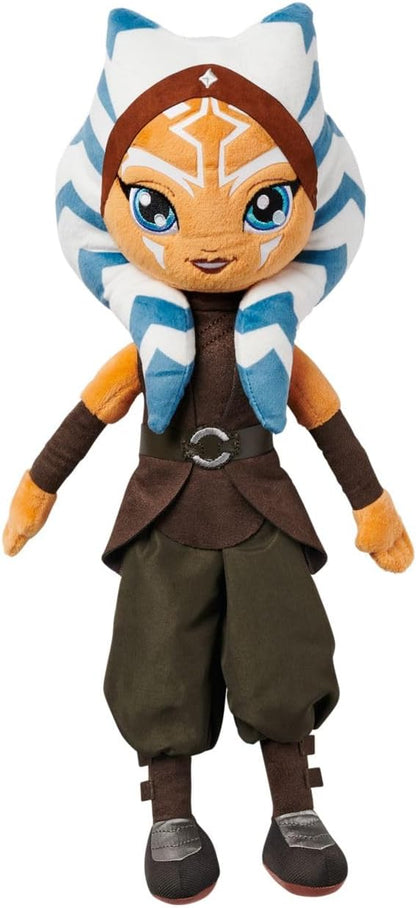 Disney Store Official Princess Plush Doll (Ahsoka from Star Wars: Ahsoka) Medium 14 Inches, Princess Dolls with Embroidered Features