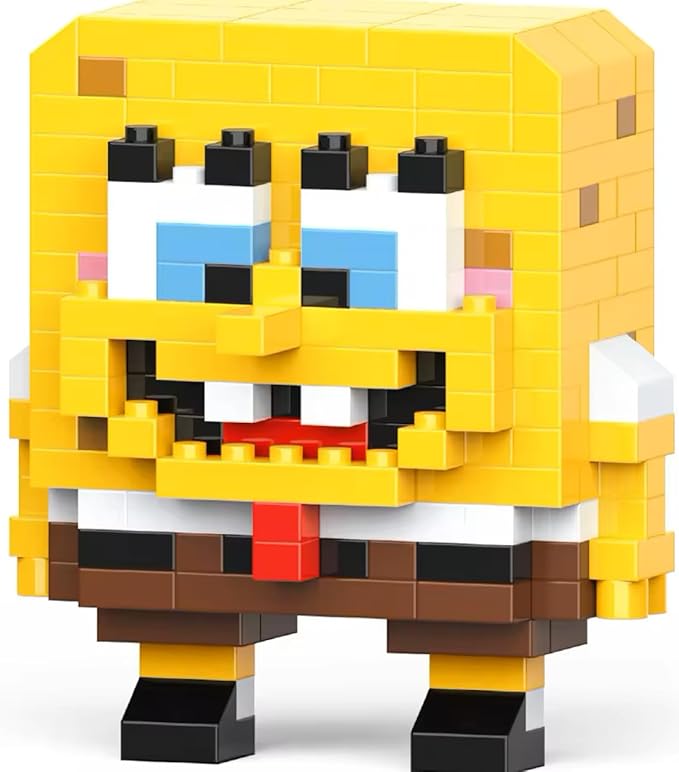 Micro Mini Building Blocks Anime Character Set (500+ Pieces), Ages +14 (3 Pack) 21)