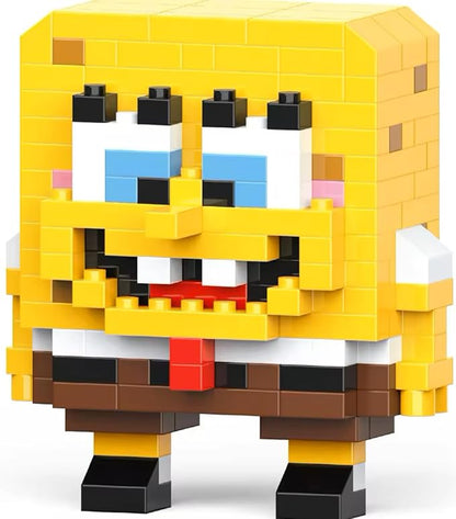 Micro Mini Building Blocks Anime Character Set (500+ Pieces), Ages +14 (3 Pack) 21)