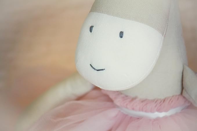 Ivy The Giraffe Plush Doll | Handmade Stuffed Animal for Baby, Little Girls 20 Inches