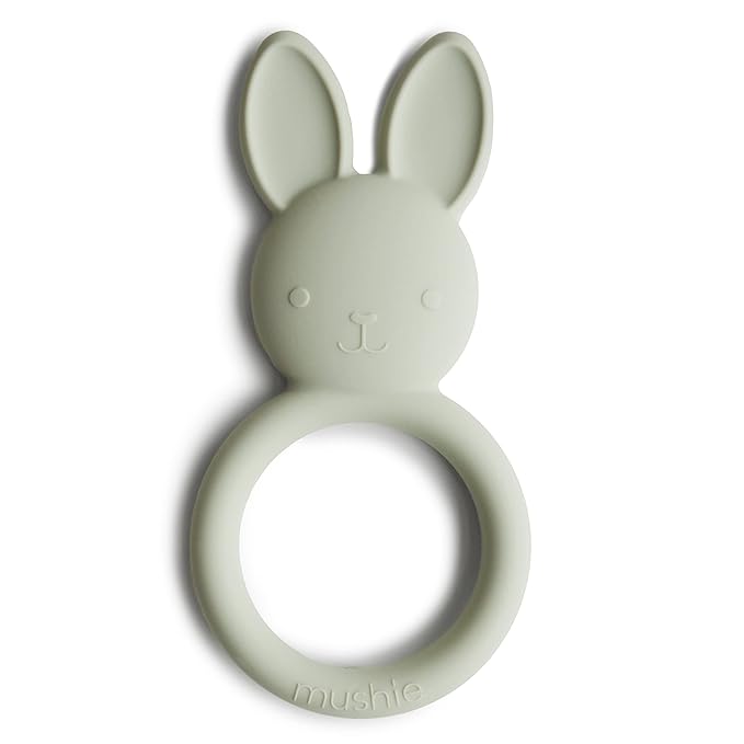 mushie Silicone Baby Teether Toy | Bunny