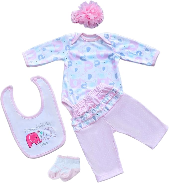 MAIHAO Reborn Baby Dolls Clothes for 17-22 Inch Newborn Baby 17-22 Inch