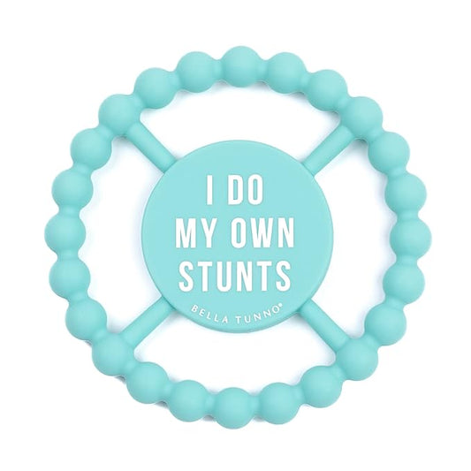Bella Tunno Happy Teether ??Soft & Easy Grip Baby Teether Toy, Silicone Teether Ring to Help Soothe Gums