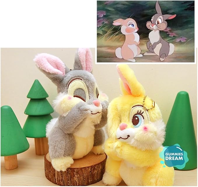 Cartoon Movie Bunny Plush Toys Stuffed Animal Doll 6" (15cm Bunny)