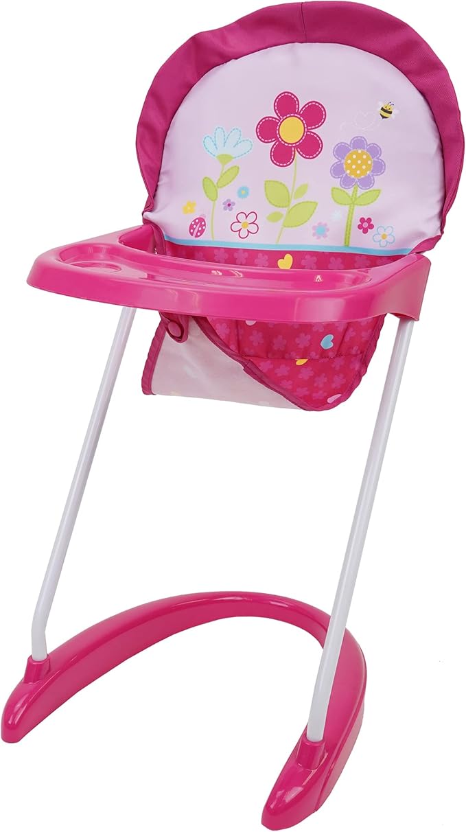 509 Crew Garden 3 Piece Stroll n Care - Doll Play Set Includes a Half Folding Stroller, Play Yard & Highchair 3+ (T801027)