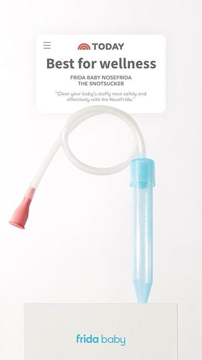 Frida Baby Cold and Flu Relief Bundle: Includes the NoseFrida Nasal Aspirator, Hygeine Filter