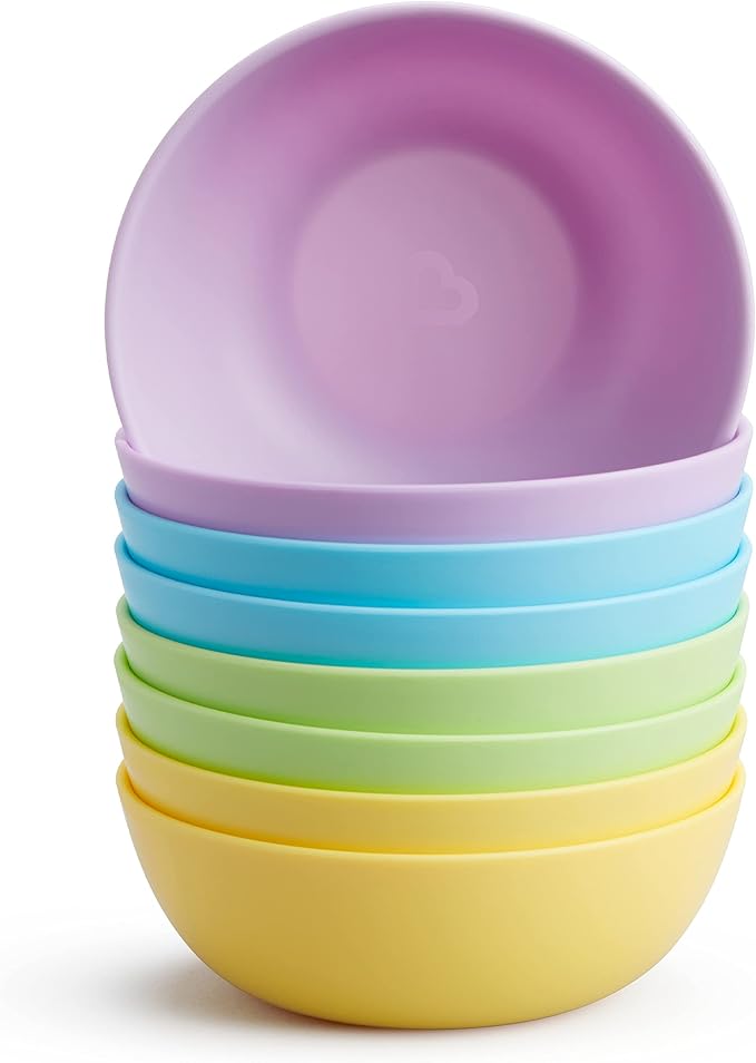 Munchkin® Multi™ Baby and Toddler Plates, 8 Pack & Multi™ Baby and Toddler Bowls, 8 Pack