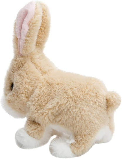 HollyHOME Plush Rabbit Easter Electronic Interactive Toy Jumping,Wiggle Ears 7 Inches