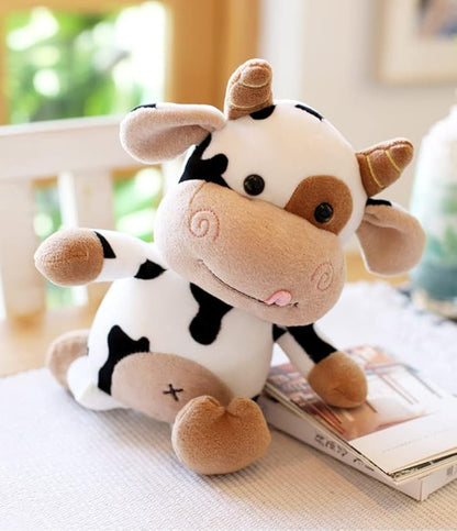 HWD 12'' Soft Cow Plush Dolls Stuffed Animals Toys Gifts for Kids, Toddler (Style_2/11.8 inch)