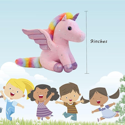 9 inches Unicorn Stuffed Animal Soft Plush Cute Unicorn Doll