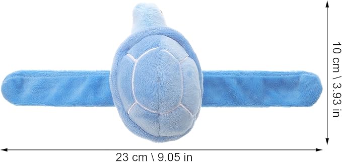 Plush Slap Bracelets Animal Slap Bracelets Kids Plush Turtle Wristbands Stuffed Puppy Doll Slap Bands for Boys Girls Birthday Animal Theme Party Supplies Basket Stuffers