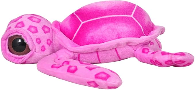 Cuddly Emulation Sea Turtle Soft Stuffed Animals Toys Doll,Tortoise Plushie Toys and Best Gifts for Baby Toys (Pink 7 ")