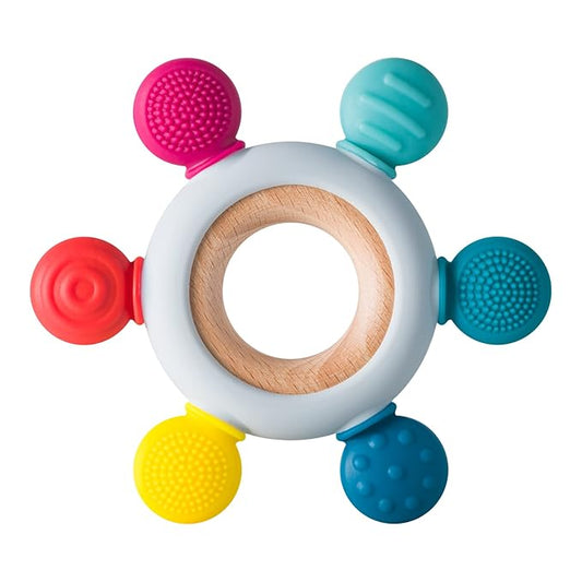 Baby Teething Toys Silicone Teethers BPA Free Silicone Rudder