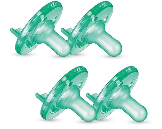 Philips AVENT Soothie Pacifier, 0-3 Months 4 Pack, SCF190/41
