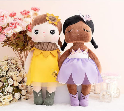 13" Exclusive New MeToo Princess Doll, Cute Flower Fairy Plush Doll