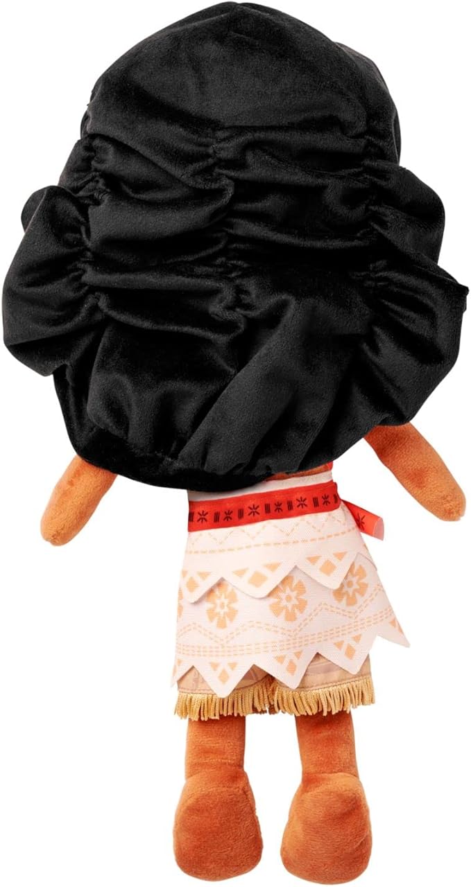 Disney Store Official Princess Plush Doll (Moana) Medium 14 Inches, Princess Dolls with Embroidered Features