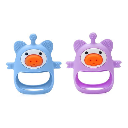 2 Packs Baby Teether,Teething Toys for Babies 0-6 Months