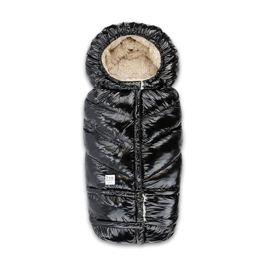 7AM Enfant Stroller Blanket 212 - Adjustable Baby Car Seat Zipped Blanket for Babies Winter, Unisex Multi Purpose Fleece Lined Warm Hooded Toddler Footmuff Water Repellent | (6M - 4T)