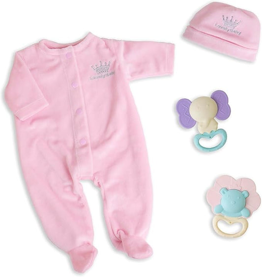 Aori Reborn Baby Dolls Clothes 20 inch Pink Outfit Accessories 17-20 Inch