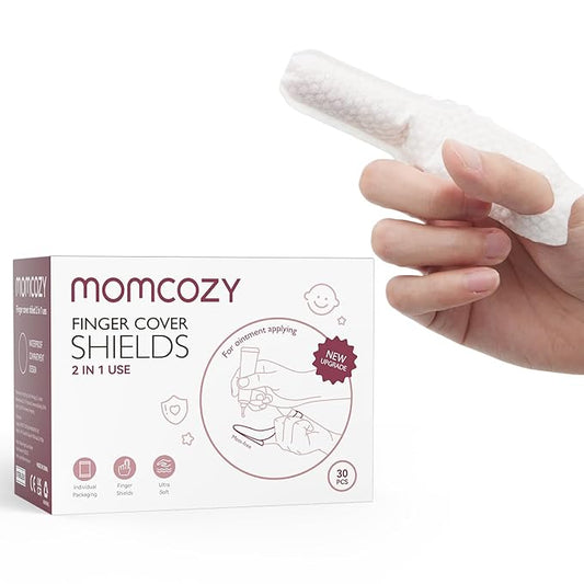 Momcozy Baby Diaper Cream Applicator Kit - Spatula, Finger Wipes & Waterproof Sleeve