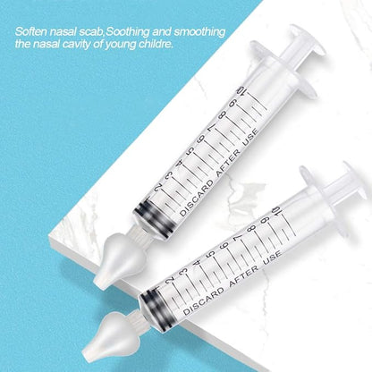 Syringe Nasal Irrigator, Professional Baby Nasal Irrigator Portable Infant Nose (2 piĂ¨ces)