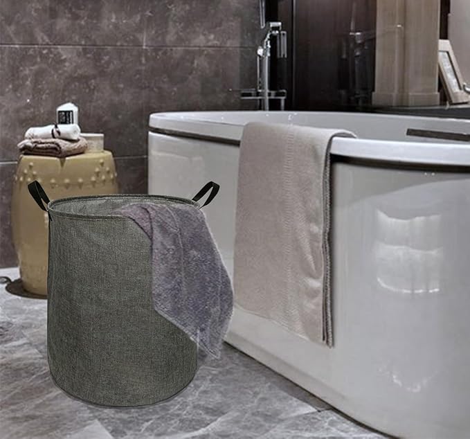 Round Laundry Hamper Storage Basket Organizer Hamper Storage Bins