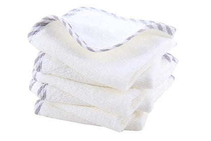 HIPHOP PANDA Baby Washcloths, Rayon Made from Bamboo - 2 Layer Ultra Soft Absorbent Newborn Bath Face Towel 30 Pack