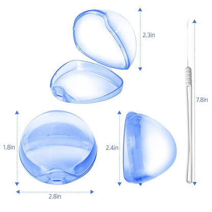 Pacifier Case,6 Pack BPA Free Pacifier Holder Case with Lanyard for Diaper Bag