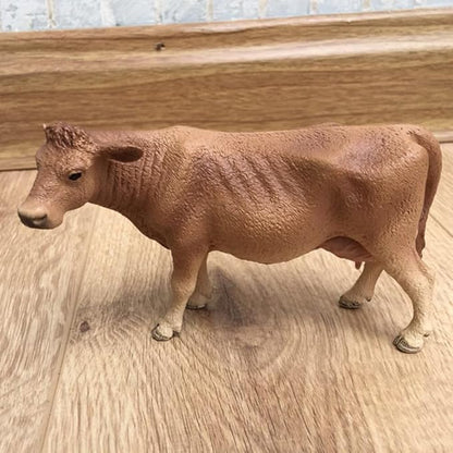 ibasenice Cows Figures, Cow and Calf Toys Farm Animal Toys
