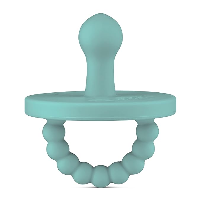 Ryan & Rose Cutie PAT Pacifier Teether (Bulb, Seaglass)