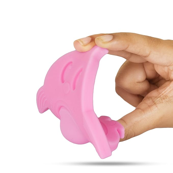 Popz Baby Teether Toy - Made in The USA 0-6 Months 100% Silicone