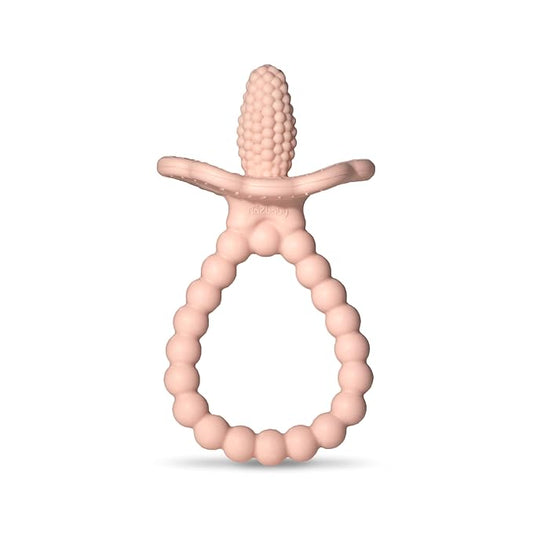 RaZbaby Silicone Baby Teether, BerryBumps Textured Silicone Soothes Babies??Sore Gums