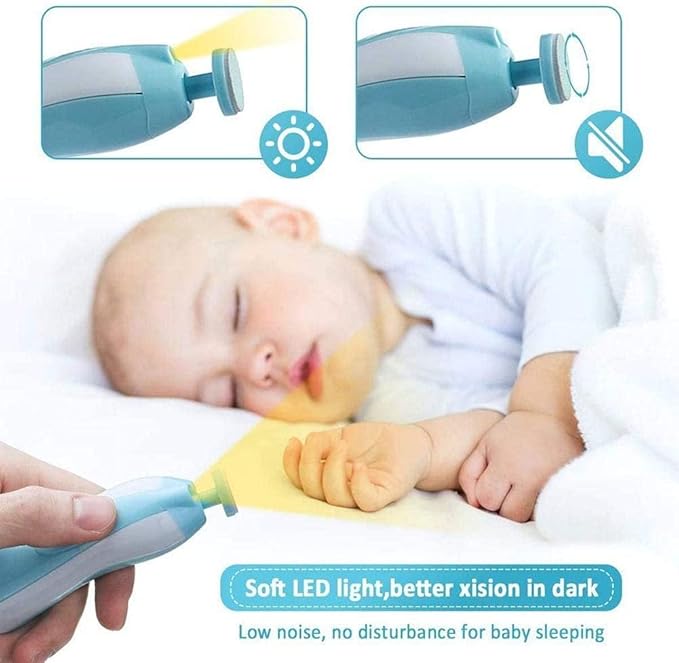 Baby Nail Trimmer Electric,Baby Nail Clippers 6 in 1 Baby