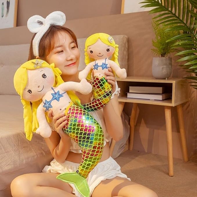 Mermaid Soft Plush Doll Princess for Girls Toddlers & Babies, Mermaid Gifts for Girls 30 cm)