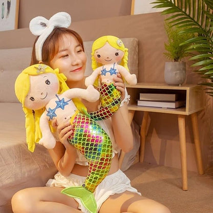 Mermaid Soft Plush Doll Princess for Girls Toddlers & Babies, Mermaid Gifts for Girls 30 cm)