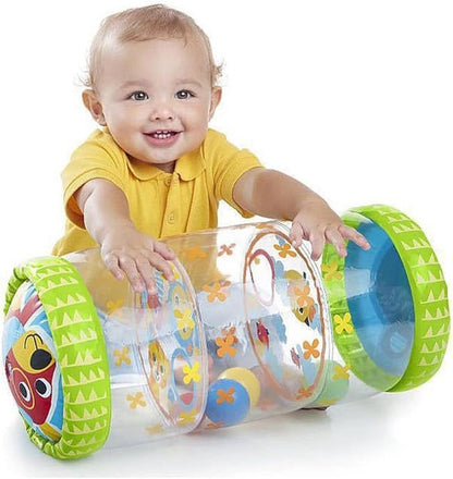 Infant Inflatable Roller PVC Early Development Crawling Toys, with Balls 3 Months 3 Years