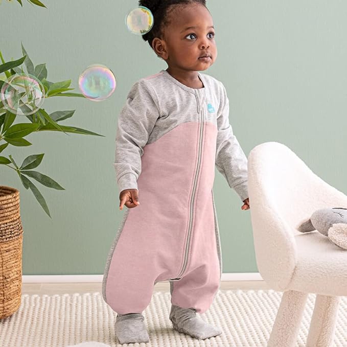 Love to Dream Organic Long Sleeve Baby Sleep Suit, Super Soft Temp Regulating Sleeping Sack