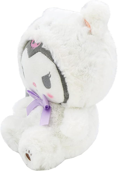 Cartoon Kawaii White Bear Cross-Dressing Series Plush,Soft Plush Doll Cute Soft Toys, Plush Pillow Stuffed Animals Toy Birthday Gifts for Girls Kids (E)