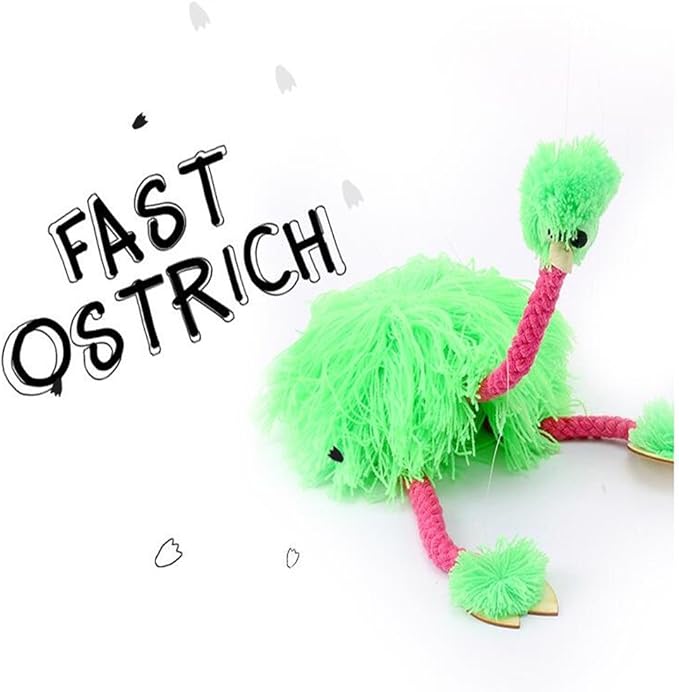 HOCHE Toy-Marionette Ostrich (Green)