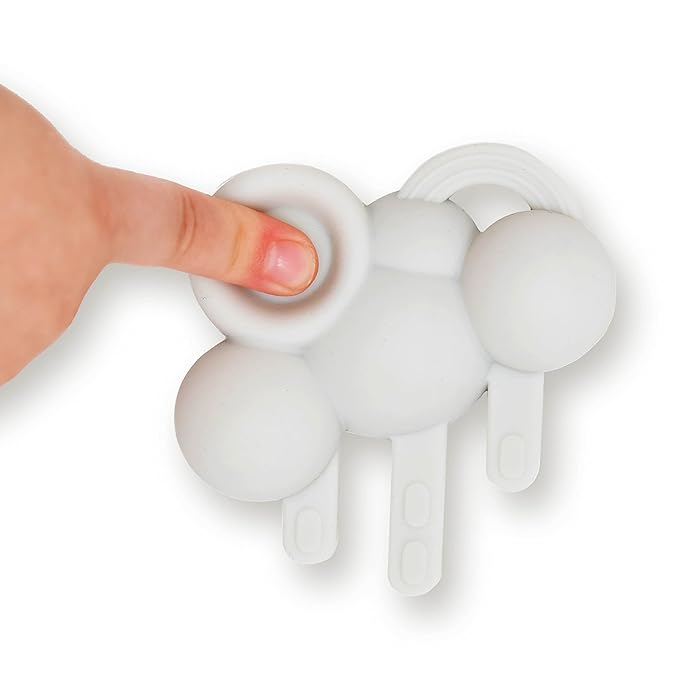 Doddle & Co. The Chew Teether with Poppable Bubbles | Toddler Teething Fidget Toy for Baby 1 |