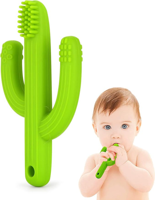 Cactus Teether, Baby Teething Toys for Babies 0-6 Months 6-12 Months