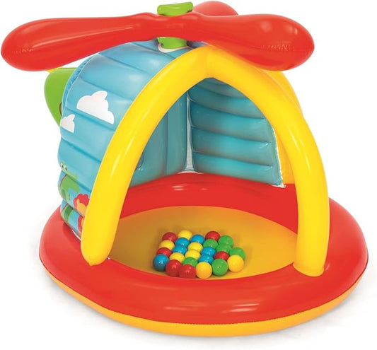 Fisher-Price Helicopter Inflatable Ball Pit, 61" x 40" x 36"