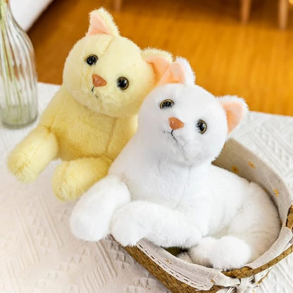 Home Decor Cat Plush Plush Cat Doll, Realistic Soft Plush Cat for Kids Boys and Girls 12 Inch)