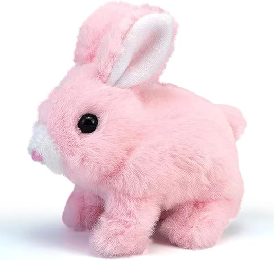 Hopping Bunny Toys for Kids Interactive Electronic Bunny Plush Toy 7'')