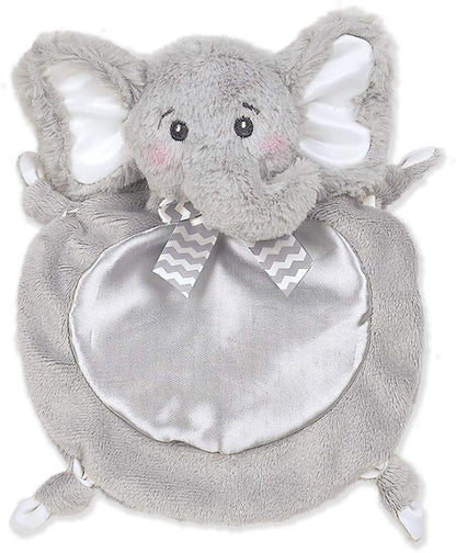 Bearington Baby Wee Spout, 8 x 7 Inch Small Gray Elephant Stuffed Animal