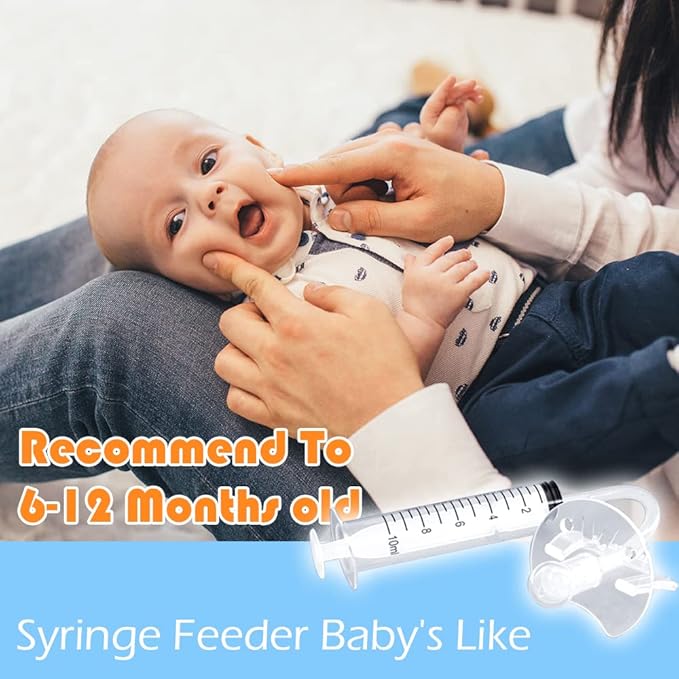 Baby Medicine Dispenser Kit - 3PCS - Silicone Infant Medicine Syringe Pacifier Dropper, Toddler Feeding Pacifiers Dispensers Products for Babies Newborn Essentials Must Haves Medical Kits