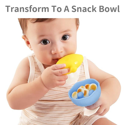 Baby Teething Toys for 3-12 Months+,Silicone Mombella Baby Teether with Suction Base